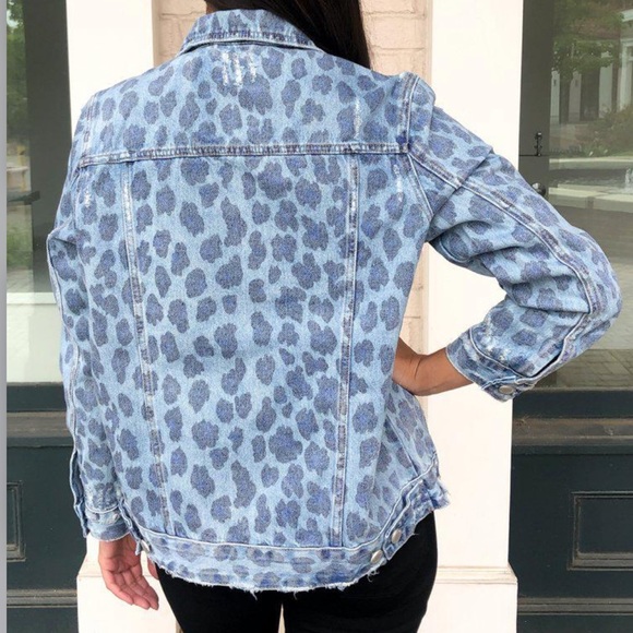 Blank NYC Denim Welcome To The Jungle Denim Jacket Size XS - Picture 2 of 13